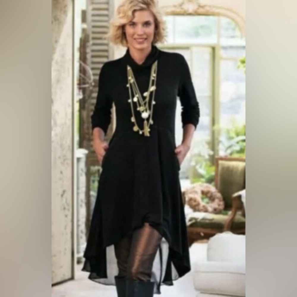 🌹🌹Soft Surroundings Crescent Moon Turtleneck Tunic